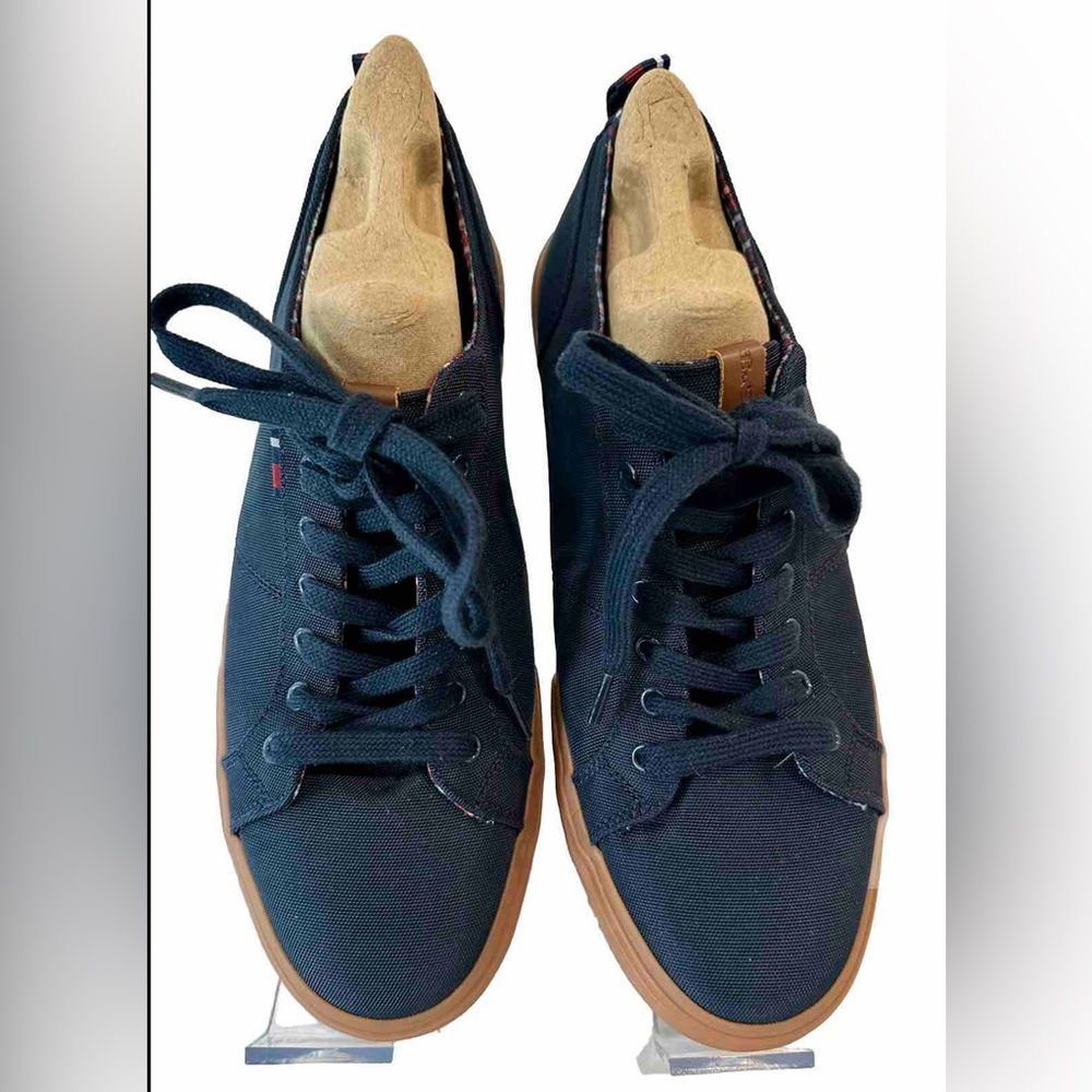 Ben Sherman Bristol Lace to Toe Sneakers In Navy Nylon Size 10.5 - Picture 2 of 6